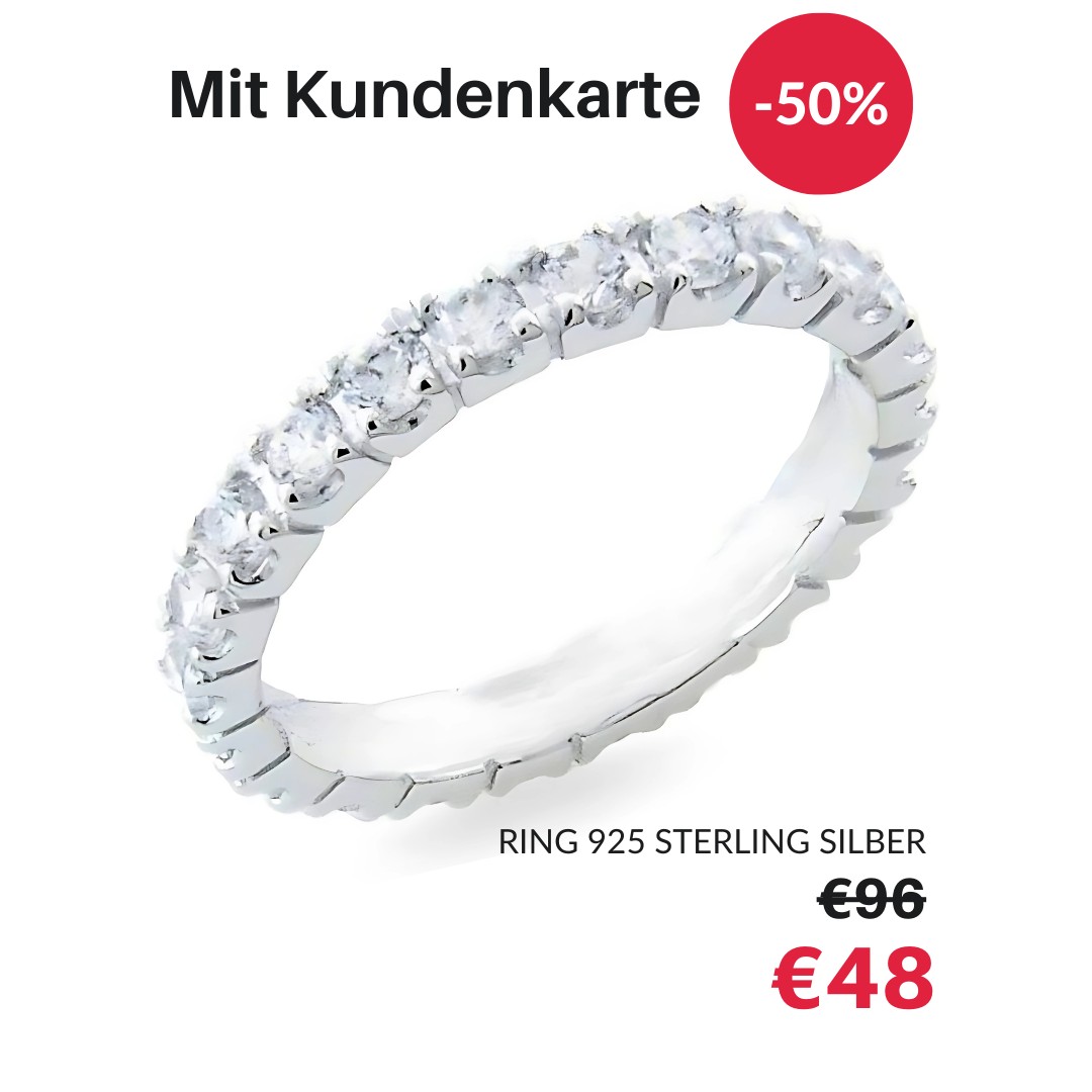 Schmuck bis zu 50 % günstiger mit der Clemoni Kundenkarte – Juwelier Stadler Baden