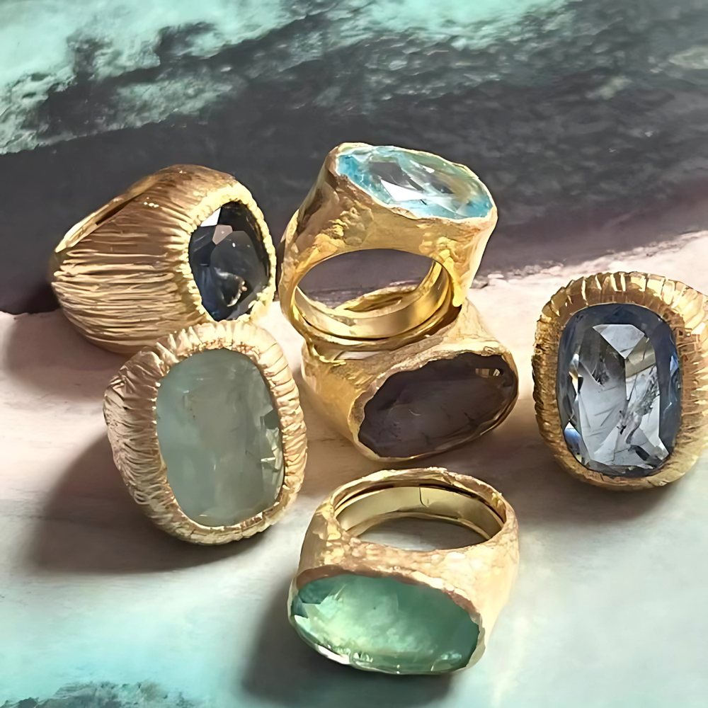 Ringe mit Rohsteinen – Ringe bei Juwelier Stadler in Baden
