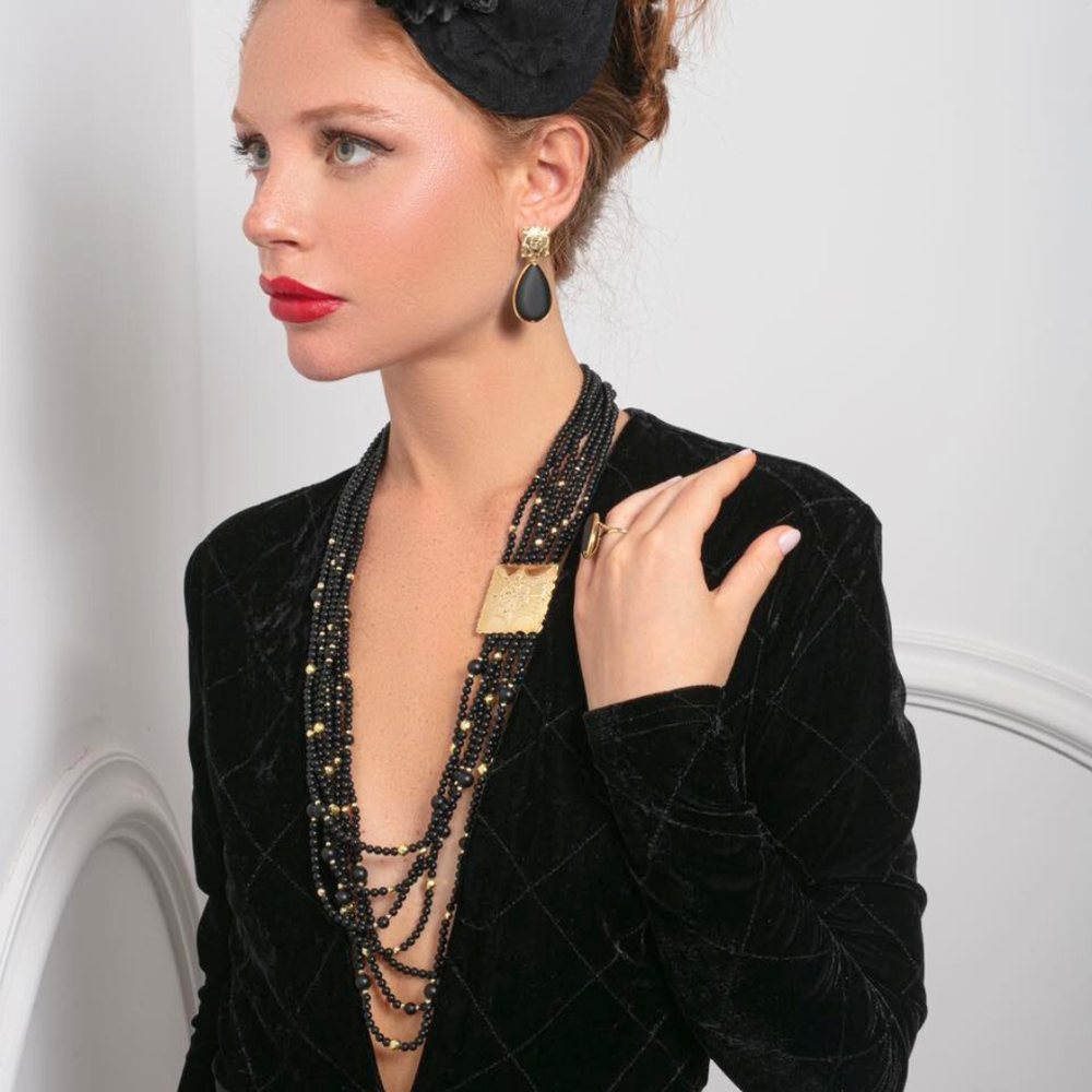 Schmuck-Set Gold & Schwarz – Schmuck-Set bei Juwelier Stadler in Baden